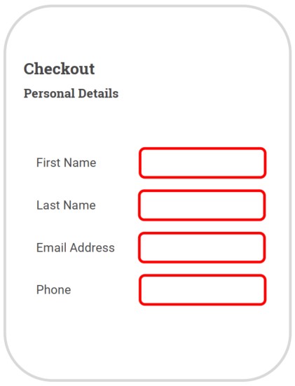 Express Checkout CSS Architecture Example - Concept Class